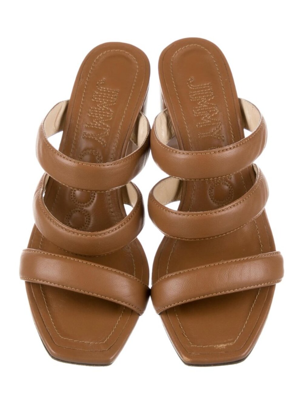 Jimmy Choo Leather Sandals - Picture 3 of 7
